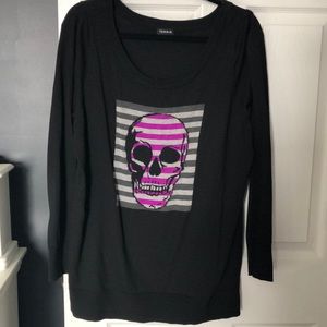 Stripy Skull Sweater- Torrid 0